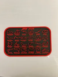 Calendrier Formule 1 2026 avec support — photo 2