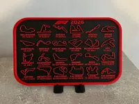 Calendrier Formule 1 2026 avec support — photo 1