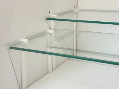 IKEA Besta display glass riser different heights