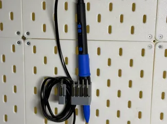 Soldering Iron Holder for IKEA SKÅDIS (and tips)
