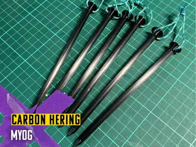 Ultralight Carbon Pegs (MYOG)