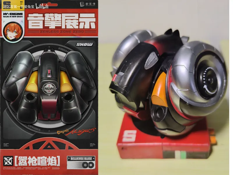 「嚣枪喧焰」奥菲斯&鬼火音擎模型