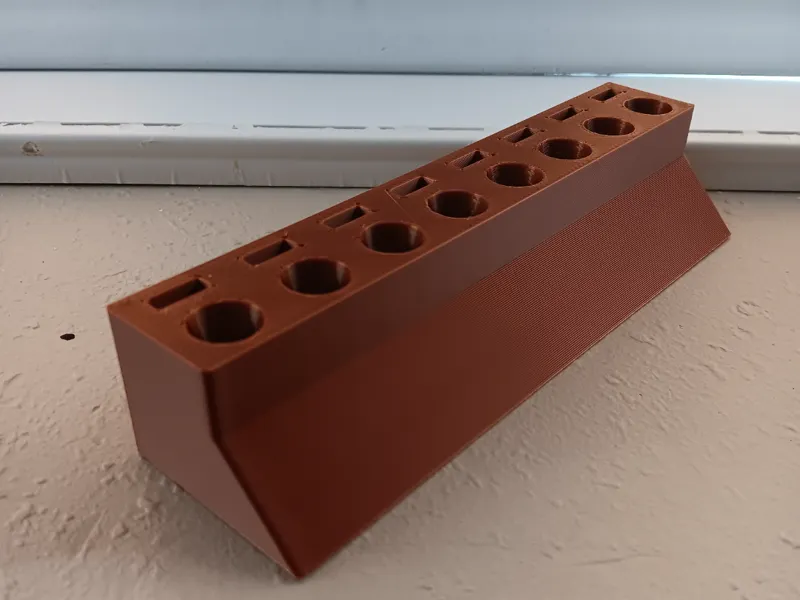 Flashforge 5m,x,p nozzle organizer unlabeled