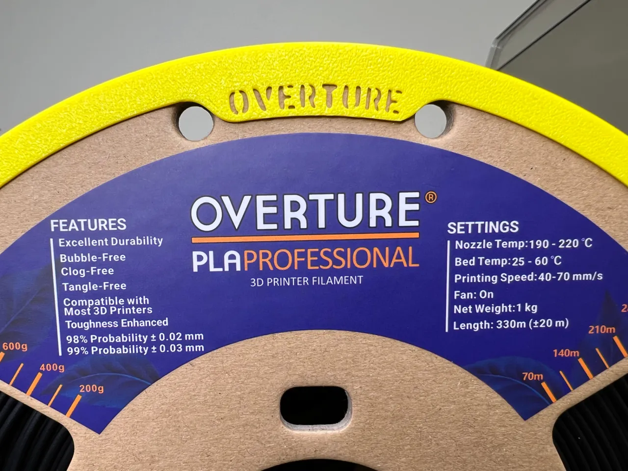 OVERTURE Bambu Lab AMS Cardboard Spool Adapter Ring view 2