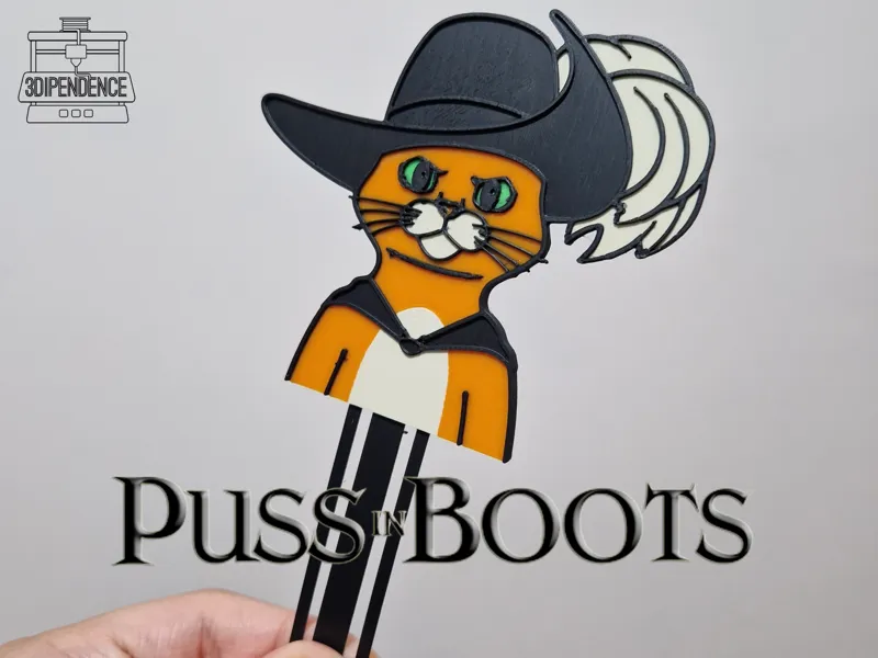 Puss in Boots Bookmark / Topper