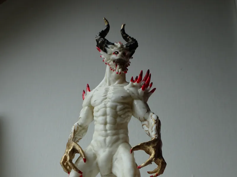 Infernal Sentinel Demon - Fantasy 3D Guardian