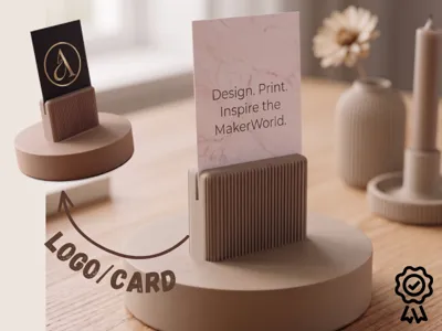 Logo & Card Stand  ♡