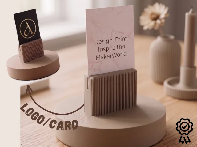 Logo & Card Stand  ♡