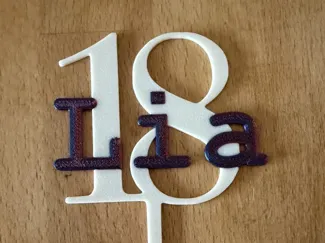 18 Geburtstag Einstecker Lia