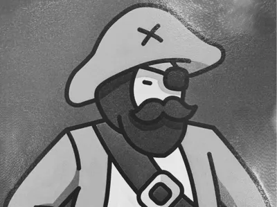 pirate  key holder flexy