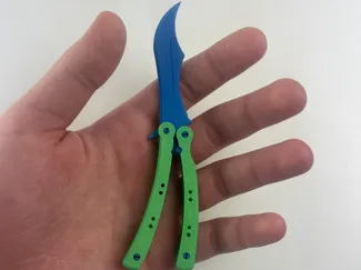 Mini Butterfly Knife Fidget Toy