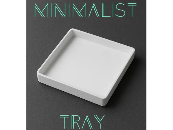 Plateau minimaliste pour petits objets