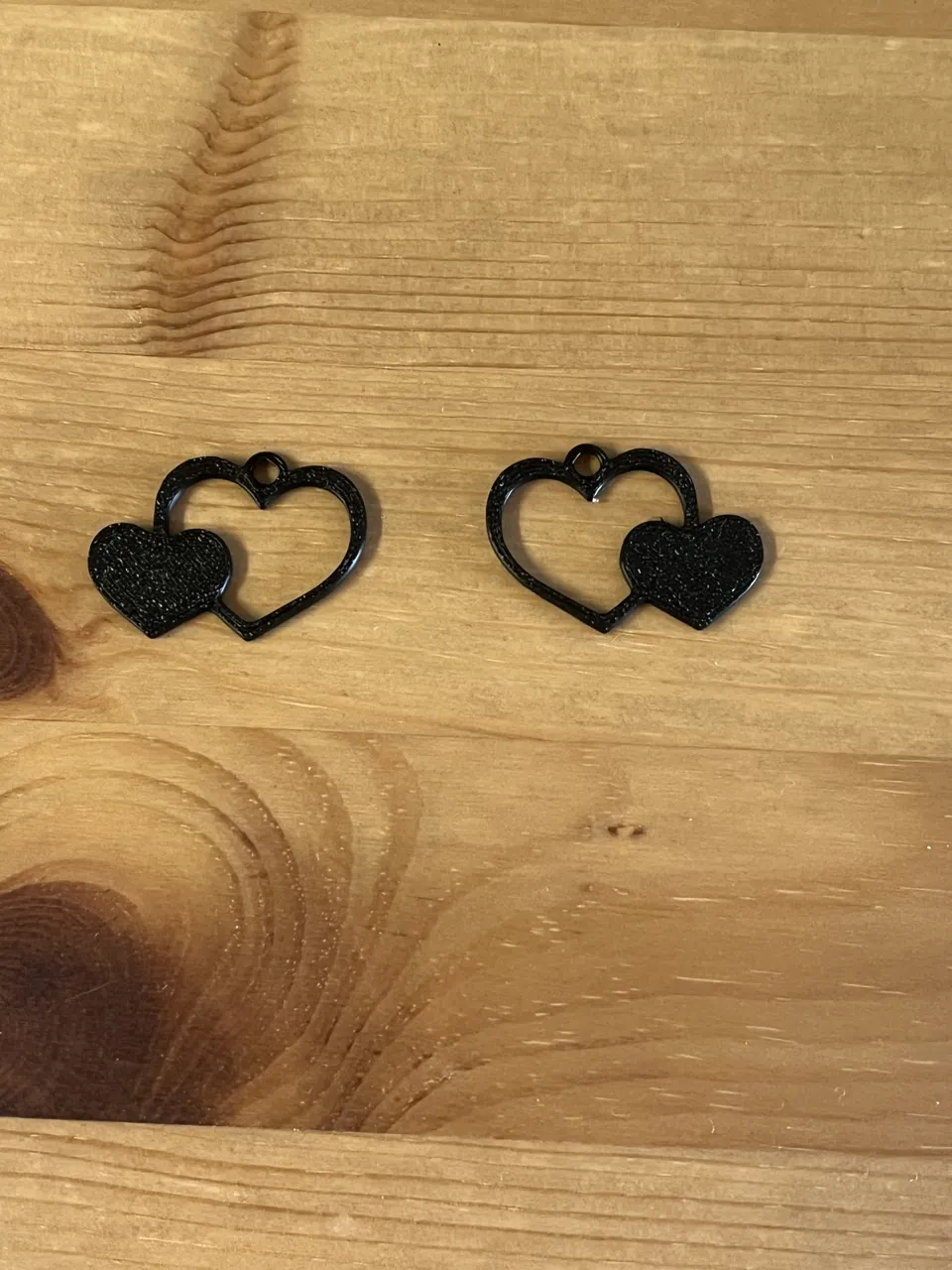 heart earrings view 2