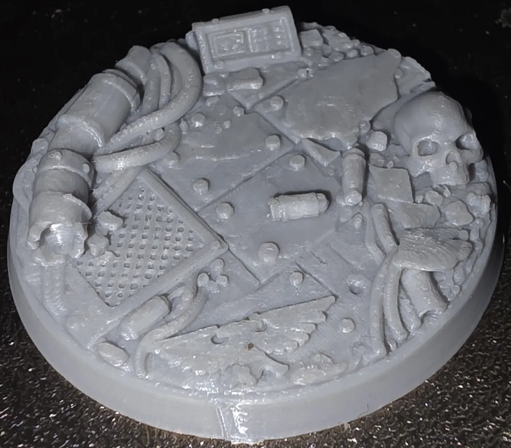Miniatura 2 do modelo 3D Sci-Fi Industrial Wargaming Base