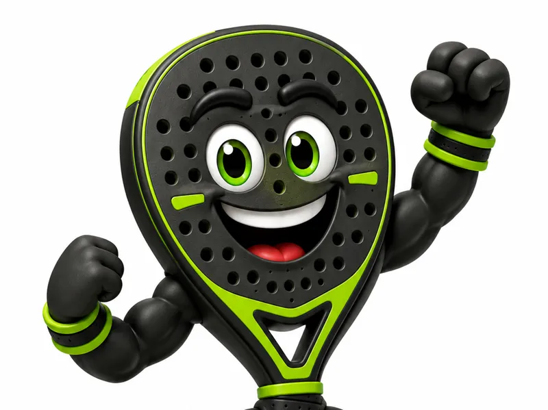 Pala padel animada 