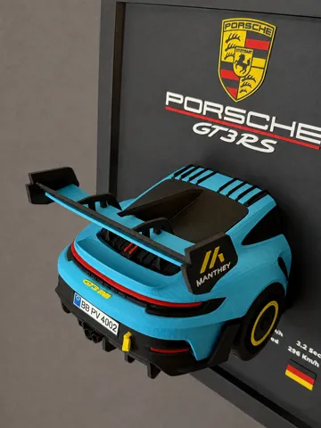 Marco decorativo: Porsche GT3 RS Wallframe Picture — vista de referencia 4