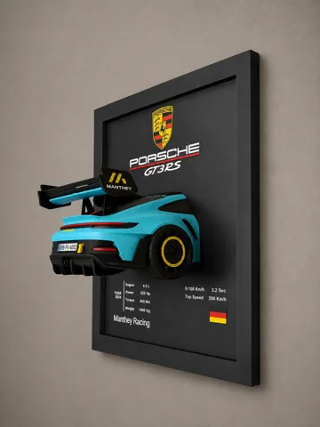 Marco decorativo: Porsche GT3 RS Wallframe Picture — vista de referencia 2