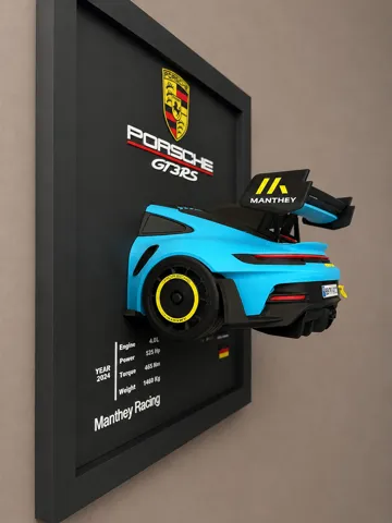 Marco decorativo: Porsche GT3 RS Wallframe Picture — vista de referencia 5