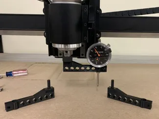 X-Carve 1/4" CNC Dial Indicator Tramming Mount
