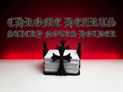Chrome Hearts Sticky Notes Holder