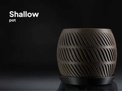 Shallow - Plant pot