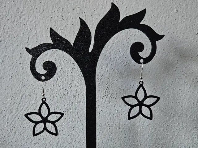 earrings flower