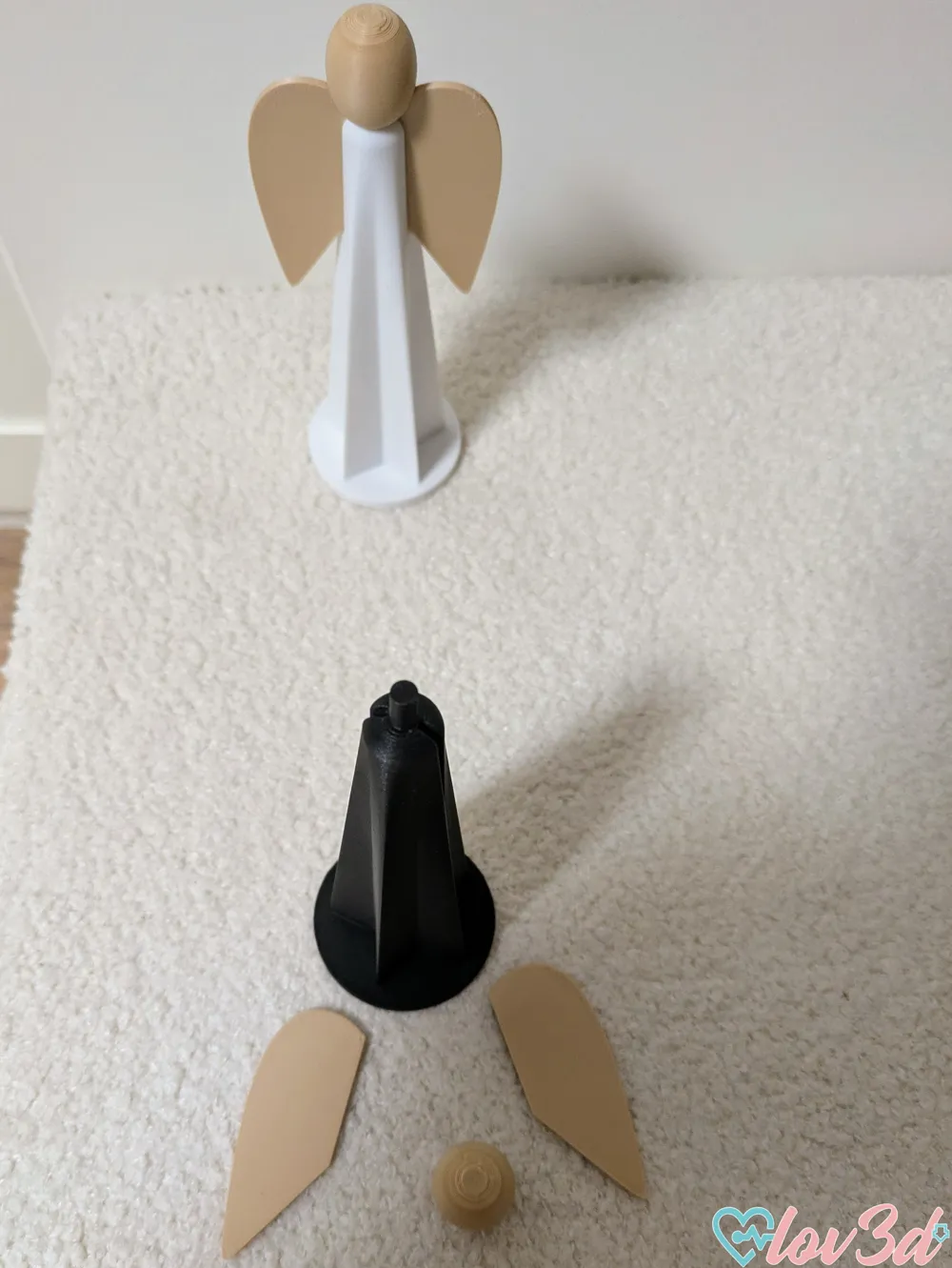 Minimalist Cone Angel Figurine by lov3d MakerWorld: Download Free 3D Models