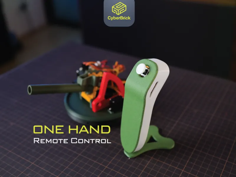 One hand remote control - Cyberbrick