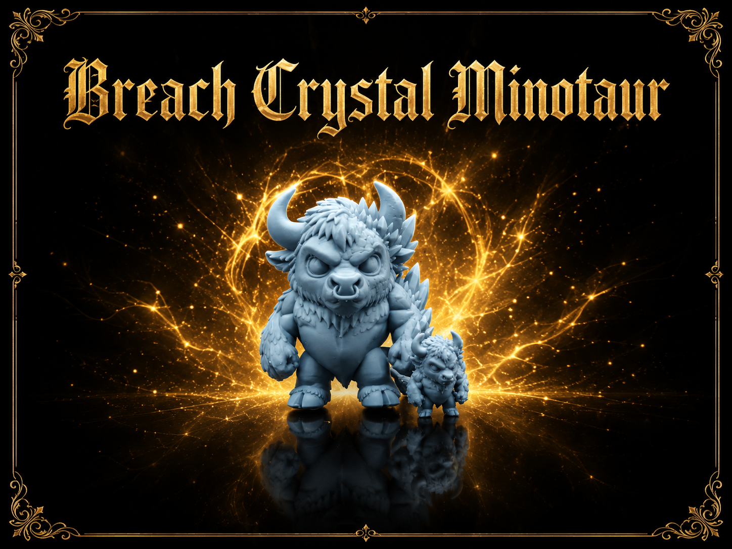 Adorable Minotaur - RPG miniature monster DnD