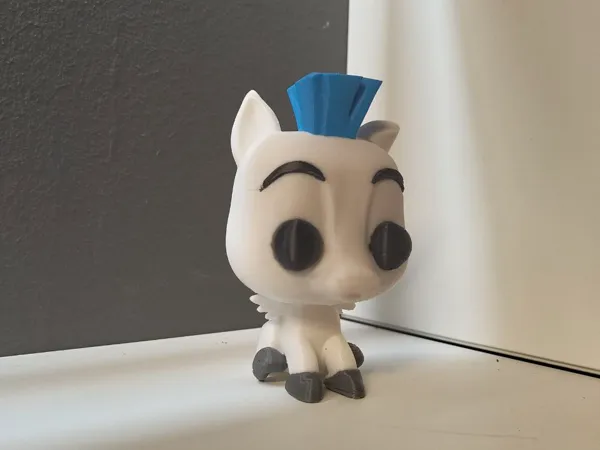 Figurine bébé pégase façon Funko Pop