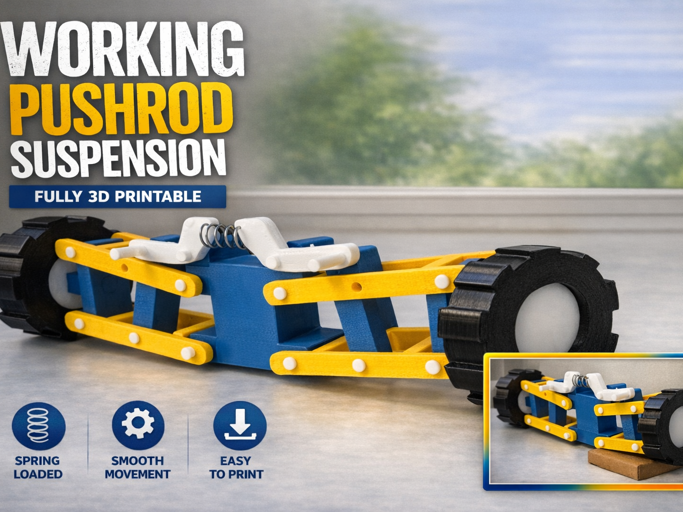 Working F1 Pushrod Suspension