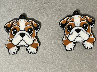 English Bulldog Earrings