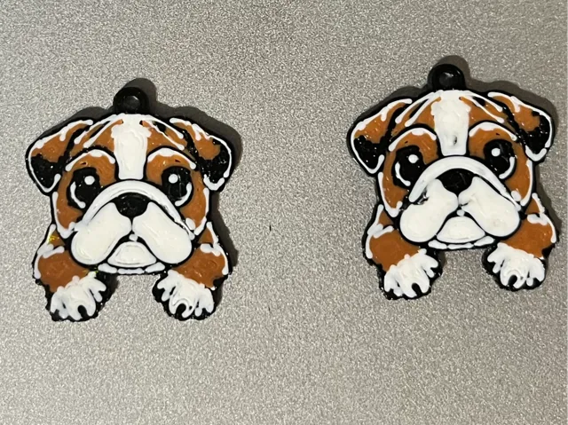 English Bulldog Earrings