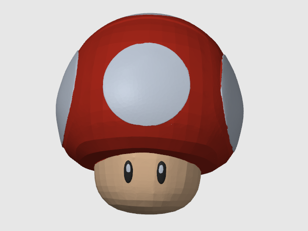 Red Mushroom – Super Mario Power-Up