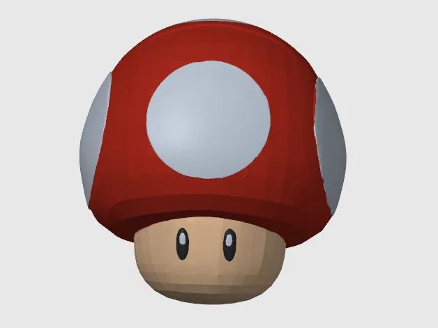 Red Mushroom – Super Mario Power-Up