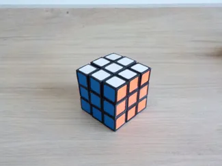 Rubik's cube fully 3D printable with no AMS