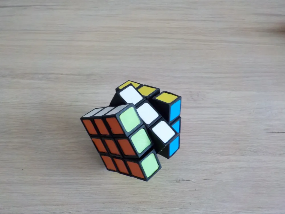 Rubik's cube fully 3D printable with no AMS - Free 3D Print Model ...