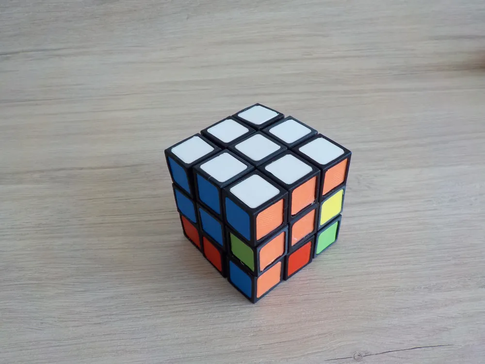 Rubik's cube fully 3D printable with no AMS - Free 3D Print Model ...