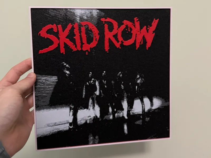 Skid Row Album Cover Hueforge