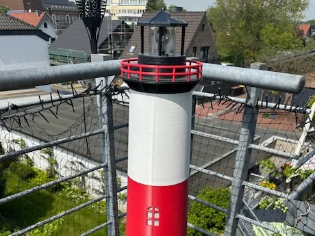Leuchtturm 1,10 Meter für den Garten