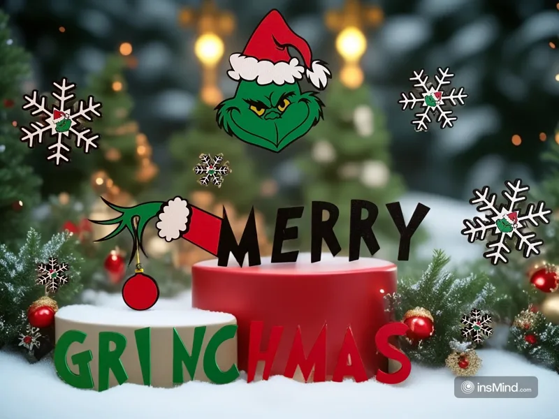 Grinch Door Decoration - Grinch Decorazione Porta