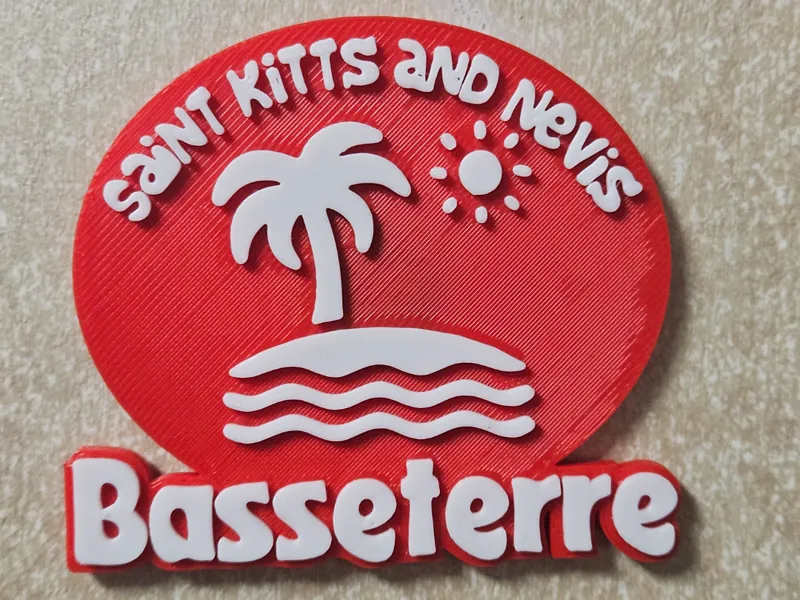 St. Kitts - Fridge Magnet