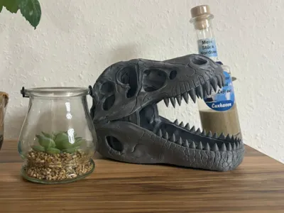 Dinosaur Skeleton Head