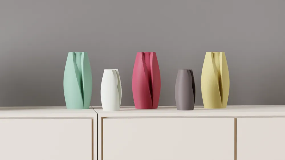 Elegant Vase Modern Home Décor Solid or Vase Mode - Free 3D Print Model ...
