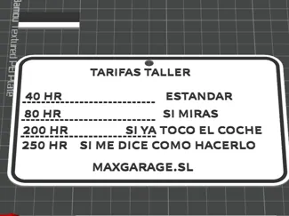 PRECIO TALLER RISA