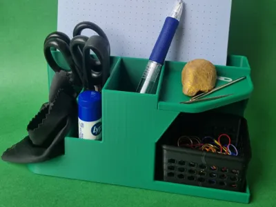 Desk Organizser for multiple objects with shelf