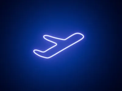 Plane Neon frame (LED)
