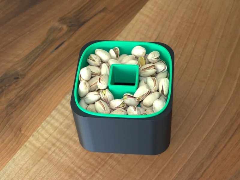 Pistachios/sunflower seeds/peanuts bowl