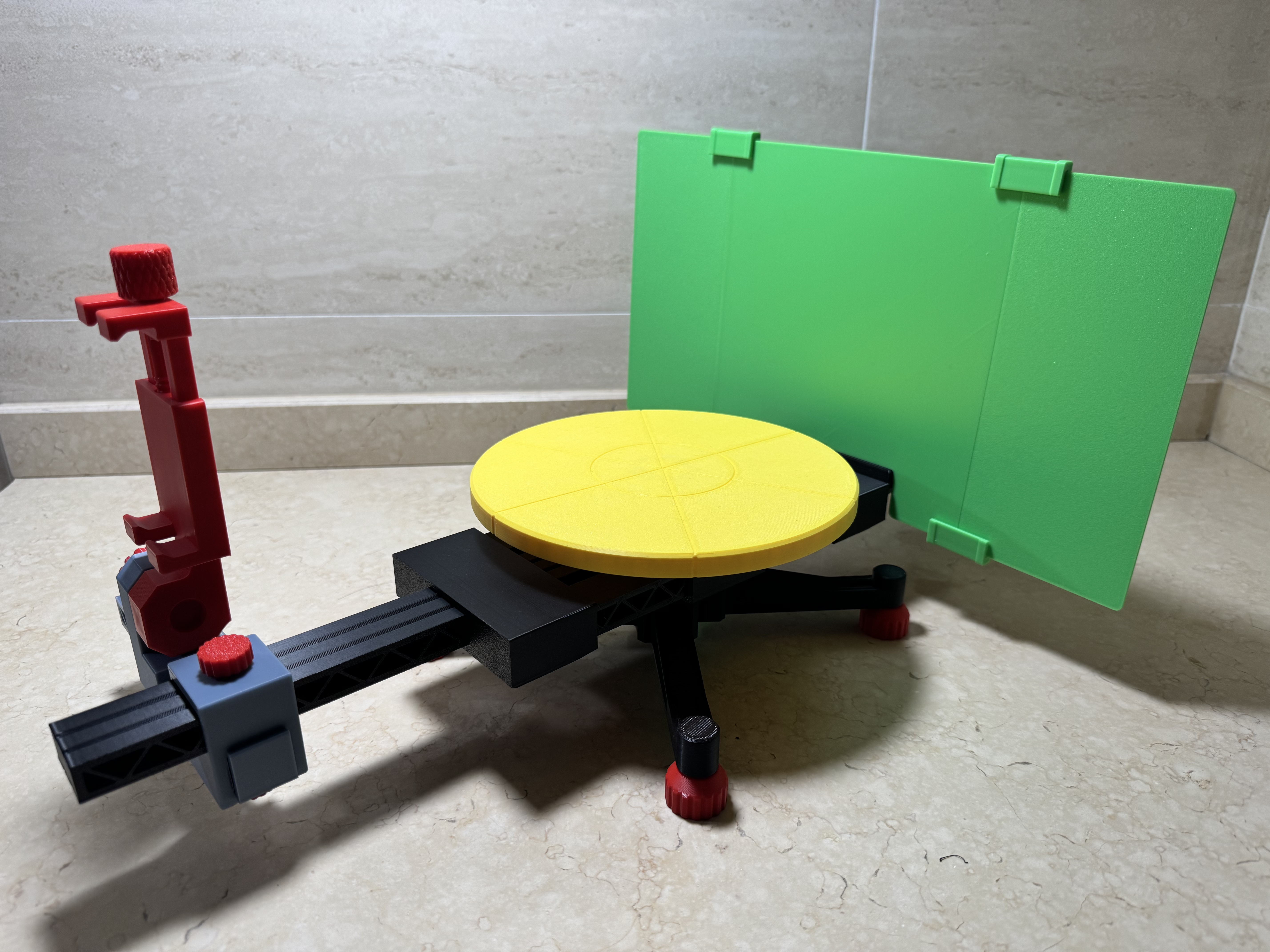 Miniatura 5 do modelo 3D 全3D打印360°摄影台