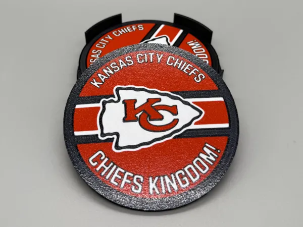 Dessous de verre et support Kansas City Chiefs